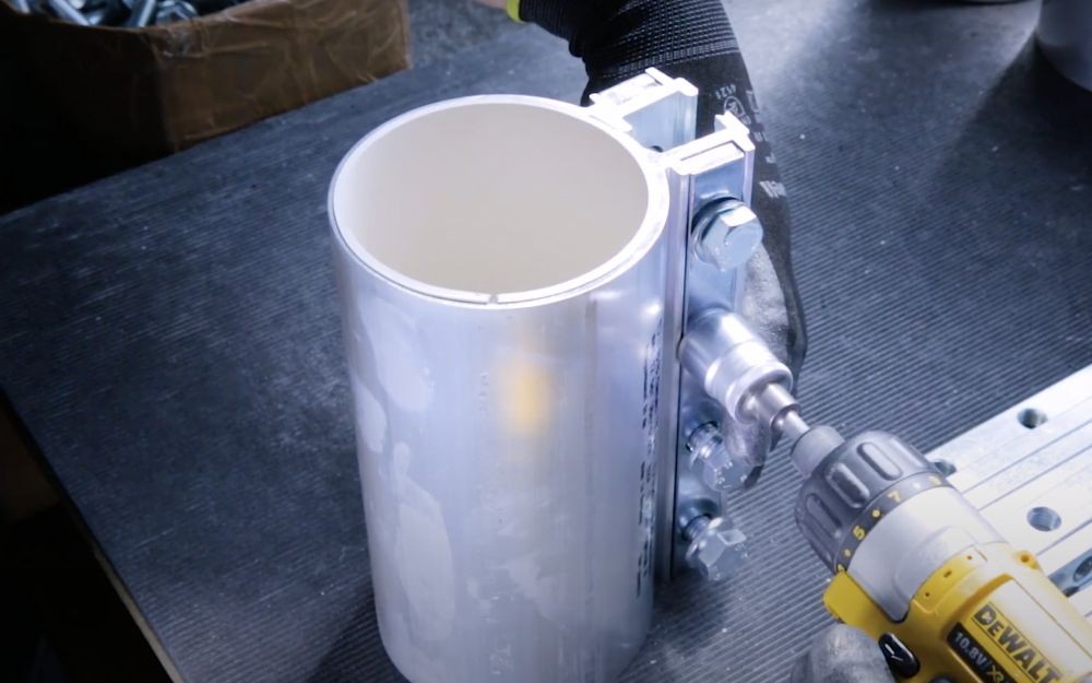 Obejmy do rur transportu pneumatycznego