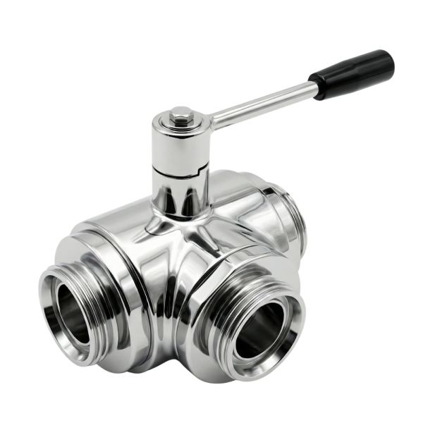 Zawory kulowe (3-drogowe) manualne